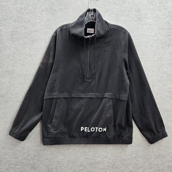 Lululemon x Peloton Women‎ Jacket 8 Black Pack Light Pullover 1/2 Zip READ - Picture 1 of 11